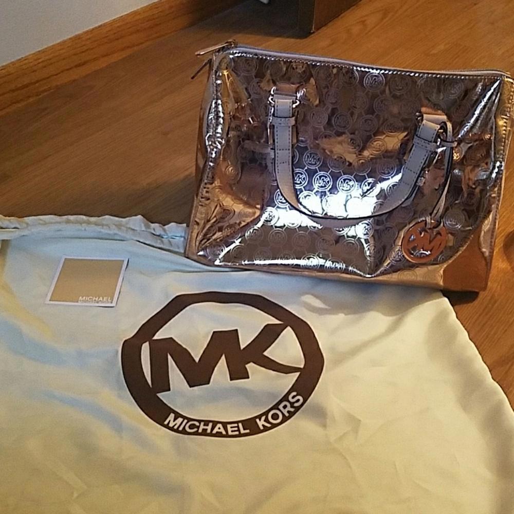 Michael Kors rose gold  Grayson Satchel